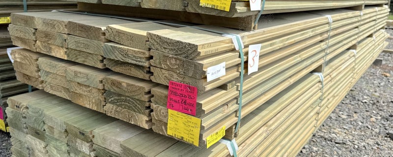 PINE, TG&V RETAINING, 180 x 42mm, INDUSTRIAL, H4 TREATED - 144m - TBT2412 Carousel 1