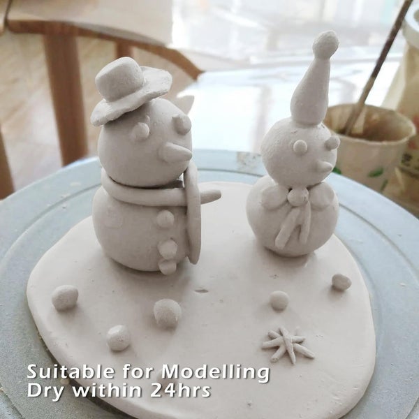 Volans Premium Pure Natural White Air Dry Clay – Pottery clay Carousel 3