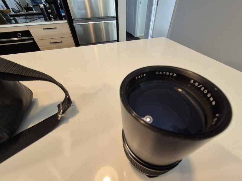 Praktica film camera and 200mm lens Carousel 1