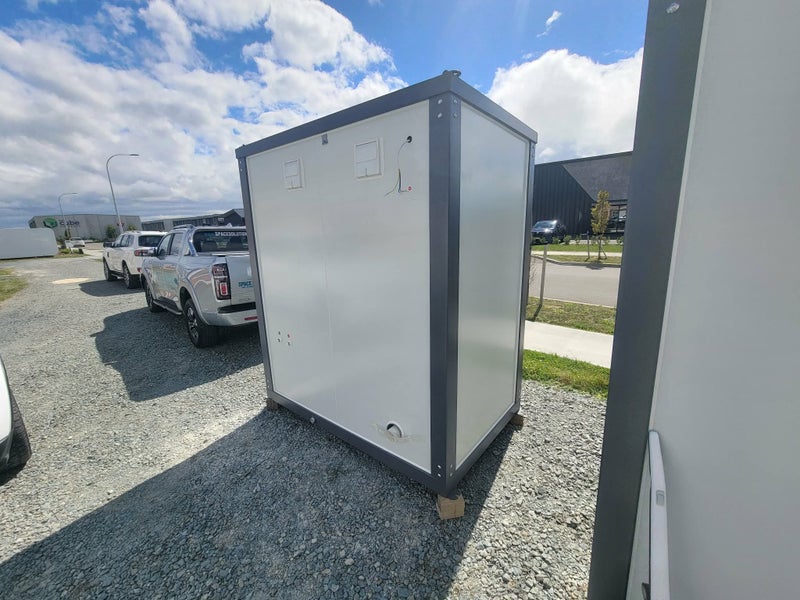 Portable 2 door flush toilet and separate shower. Carousel 2