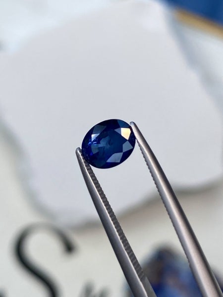 $1RES ~ $3000 Buy Now * 1.46ct Royal Blue Sapphire - Showcase Gemstone Carousel 6