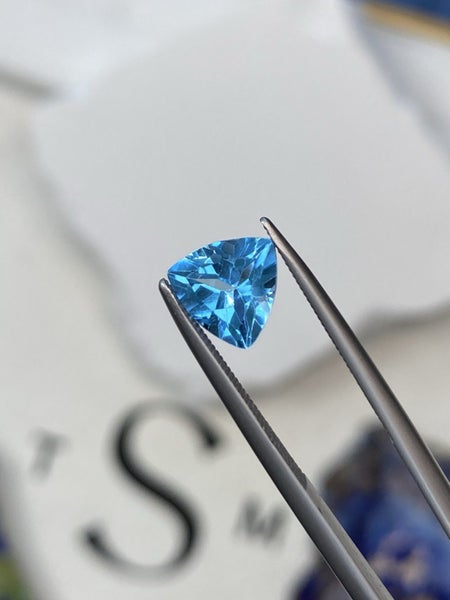 $1RES ~ $700 Buy Now * 1.81ct Swiss Blue Topaz Carousel 5