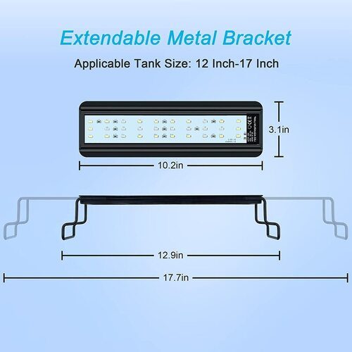 Aquarium Lights Fish Tank Light LED Size S Carousel 2