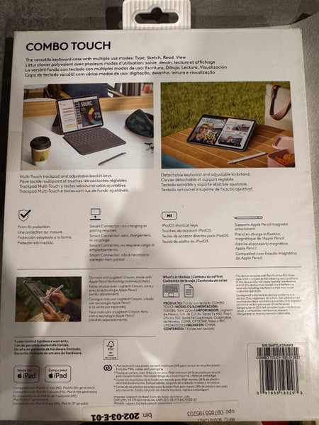 Logitech combo touch for IPad Air 11 inch (M2) Carousel 4