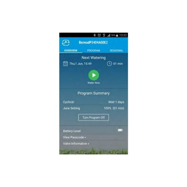 Bermad Greenapp Smart Irrigation Controller w Solenoid Valve - 25mm Carousel 2