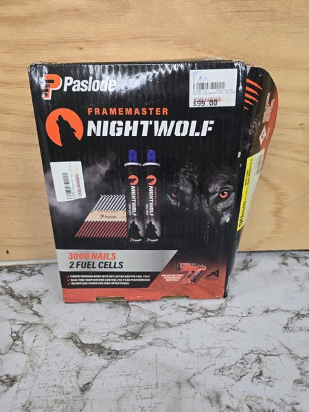 Paslode Framemaster Nightwolf 3000 Nails 2 Fuel Cans Carousel 1