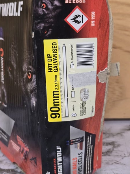 Paslode Framemaster Nightwolf 3000 Nails 2 Fuel Cans Carousel 2