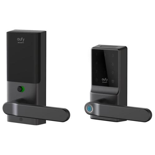 Eufy Security C33 Lever Smart Lock with Fingerprint - Black Bulit-in Wi-Fi / Carousel 1