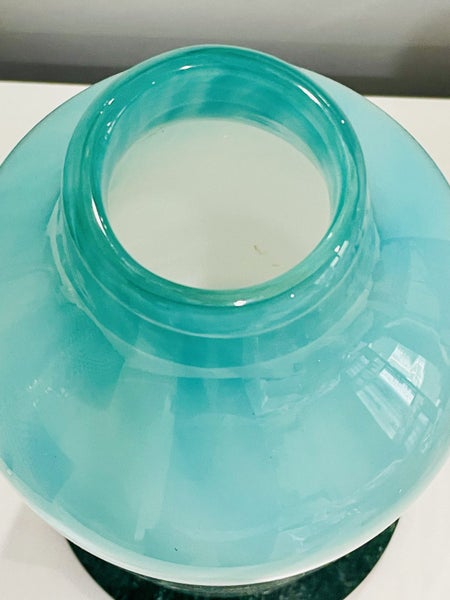 Blue glass vase large Carousel 1