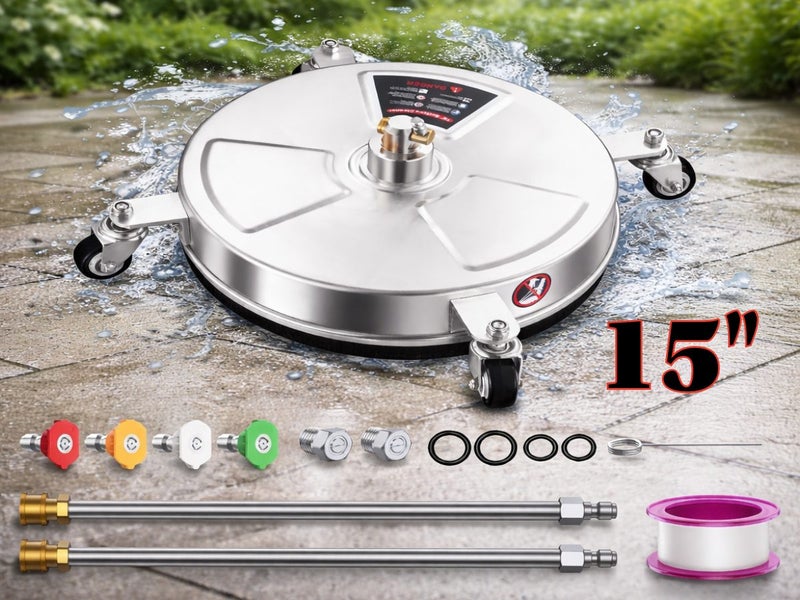 Surface Cleaner 15" with 1/4 Quick Connect (OVER STOCKED) Carousel 1