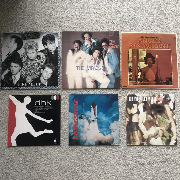 Bulk lot of 70 vinyl records Carousel 6