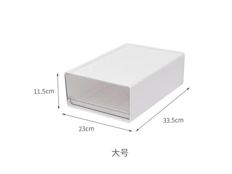 Desktop Transparent Drawer Storage Box For Office And Bedroom Carousel 1