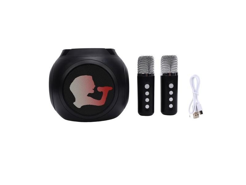 Wireless BT Karaoke Machine With 2 RGB Microphones Carousel 1