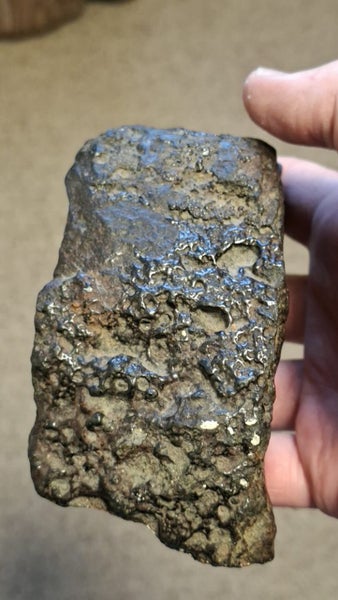 Meteorite From SPACE !)( 1:27 kg )( metallic , , Suiseki Contemplation Stone Carousel 8