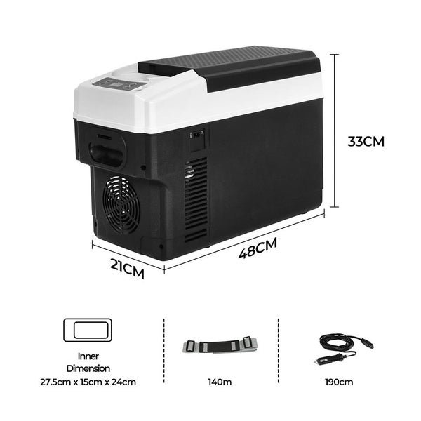 Spector Portable Car Fridge 12V Mini Refrigerator Freezer Camping Travel Cooler Carousel 2