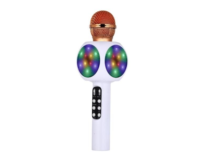 Wireless Bluetooth Karaoke Microphone With Voice Changer And LED Lights Carousel 1