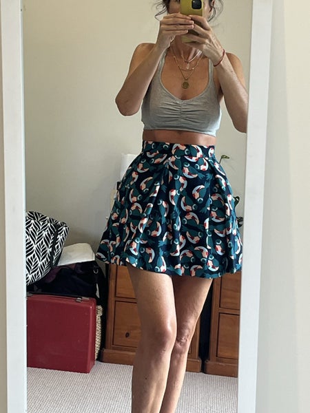 Paul & Joe cute bird cotton skirt size 36 (8-10) Carousel 2