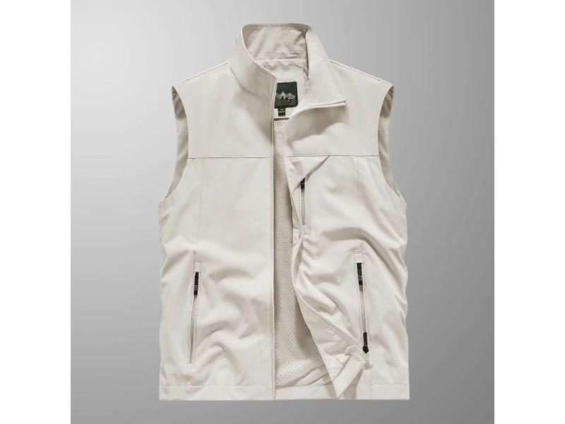 Men's Large Size Waterproof Tactical Work Vest For Hunting Fishing Carousel 1