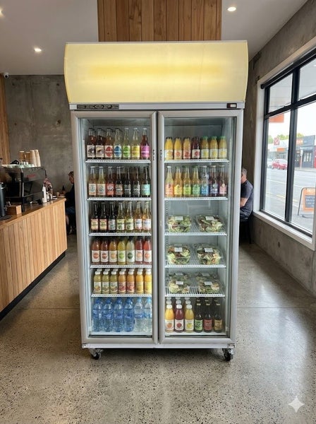 Skope 2-Door Commercial Glass Chiller Carousel 1