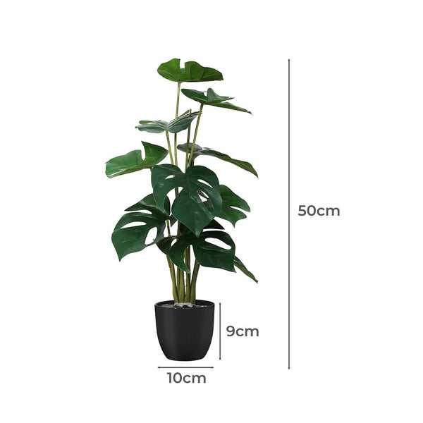 Lambu 50cm Artificial Plant Fiddle Leaf Fig Tree Fake Greenery Indoor Outdoor Carousel 2