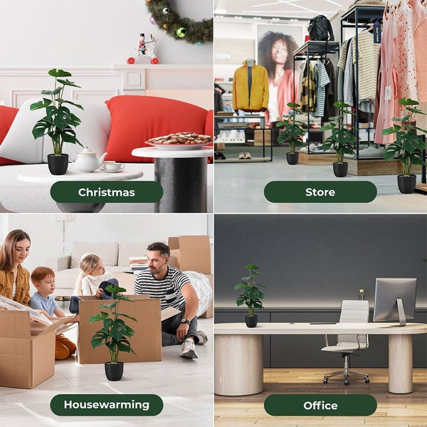 Lambu 50cm Artificial Plant Fiddle Leaf Fig Tree Fake Greenery Indoor Outdoor Carousel 9