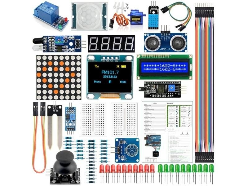 UNO R3 Beginners Starter Kit Component Pack DIY Set Carousel 1