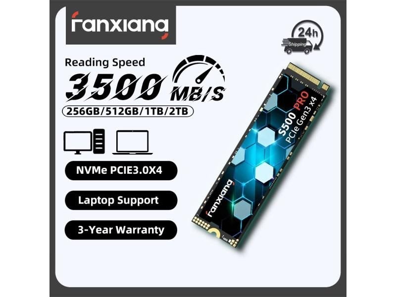 M.2 2280 PCIe3.0 SSD 256GB-2TB For Laptop Desktop Carousel 1