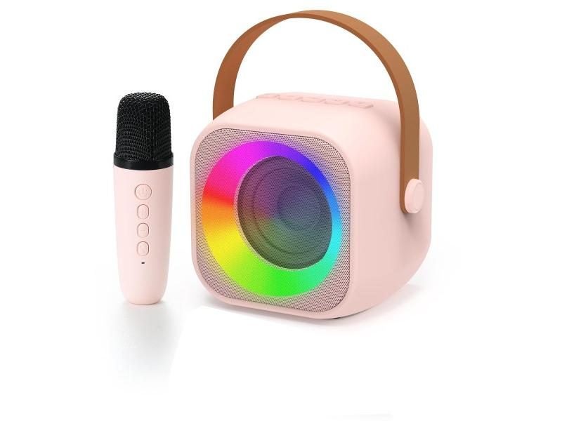 Portable Karaoke Machine With 1 Or 2 Wireless Microphones For Party Carousel 1