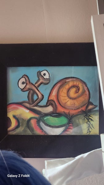 RARE FOSSIL 2025 ORIGINAL PEN WORK ON CANVAS – First Release Carousel 20