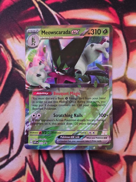 Meowscarada EX - Scarlet & Violet Promo - 033 - LP+ Carousel 1