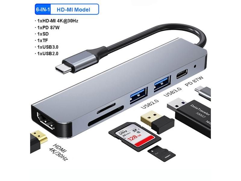 8 Ports USB C Docking Station For Laptop Macbook Carousel 1