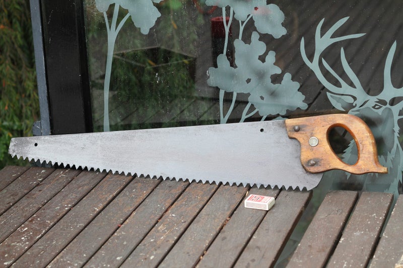 Big old Disston crosscut Saw Carousel 1