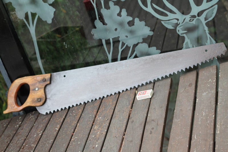 Big old Disston crosscut Saw Carousel 3