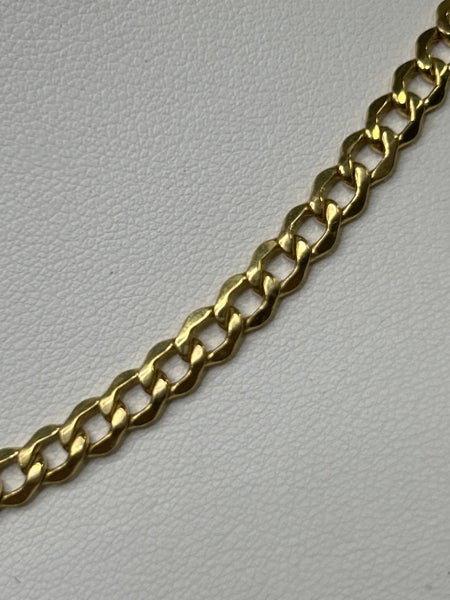 18ct Yellow Gold Curb Chain 9.89g Carousel 2