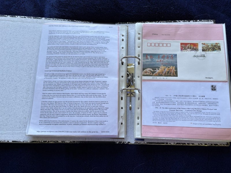 China first day covers in album Carousel 5