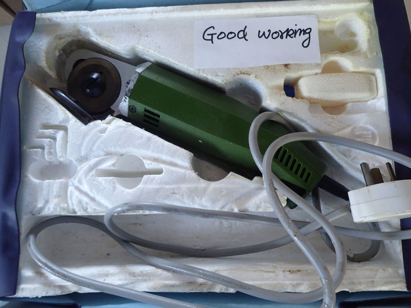 SUPRENA mini tuff fabric cutter circular cutting machine HC-1015A Carousel 1