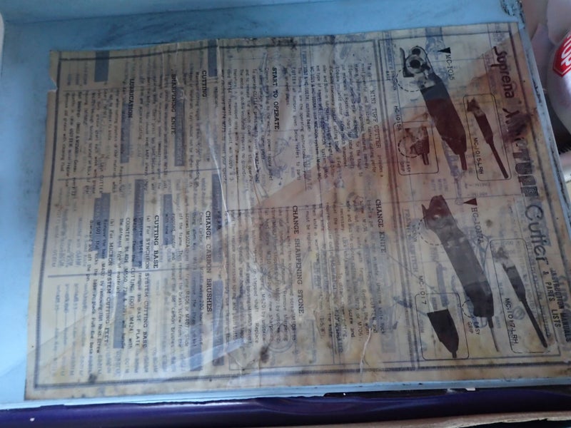 SUPRENA mini tuff fabric cutter circular cutting machine HC-1015A Carousel 3