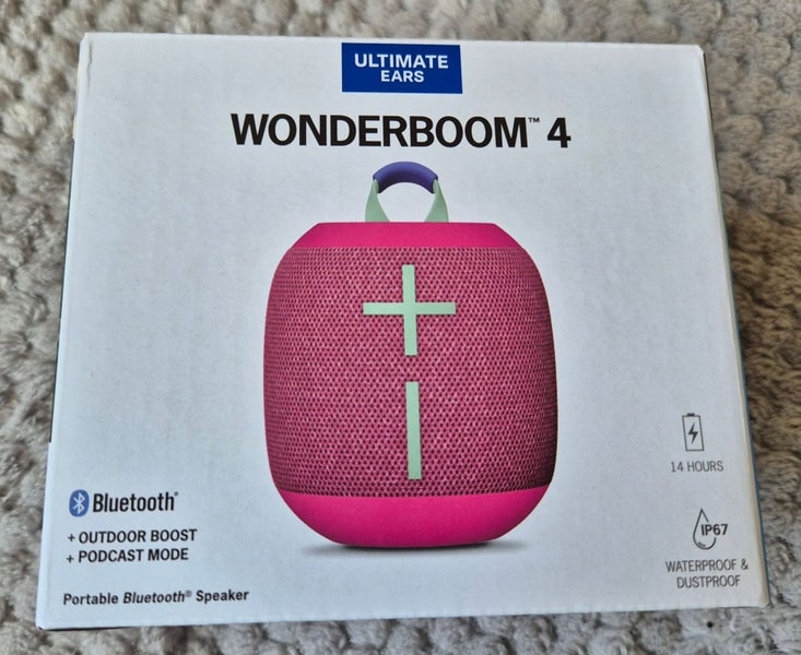 UE Wonderboom 4 - Pink - Brand New Bluetooth Speaker Carousel 1
