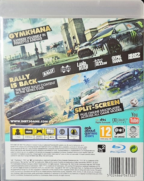 DiRT 3 | PS3 Carousel 3