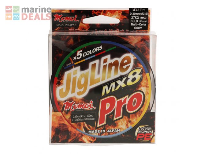 Momoi Jigline MX8 Pro Braid Multi-Colour 600m 60l… Carousel 2