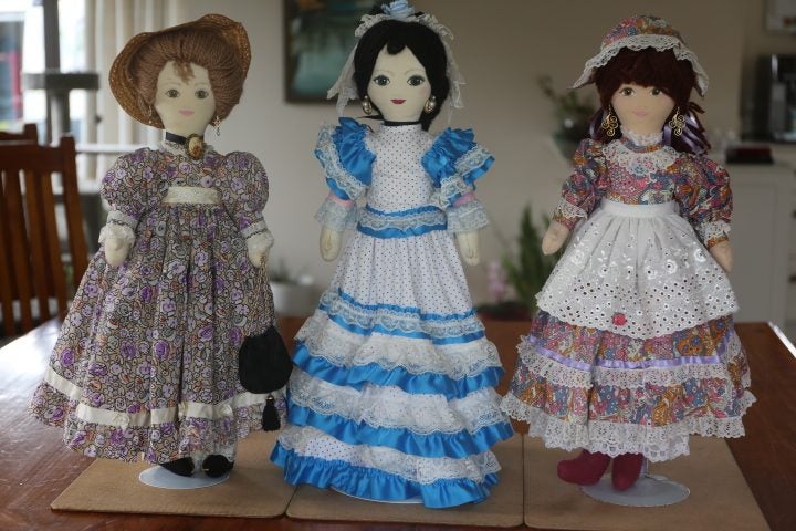 3 Spanish Dolls 600mm tall - from Spain Carousel 1