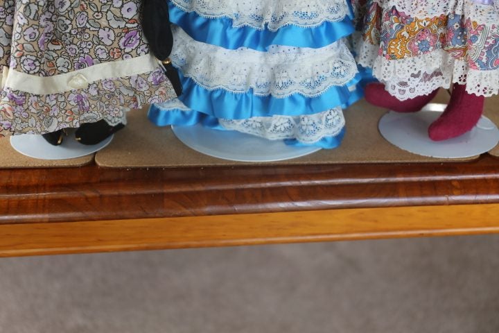 3 Spanish Dolls 600mm tall - from Spain Carousel 14