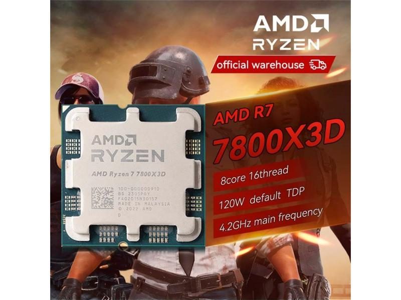 AMD Ryzen 7 7800X3D 8-Core CPU For Gaming AM5 Socket Carousel 1