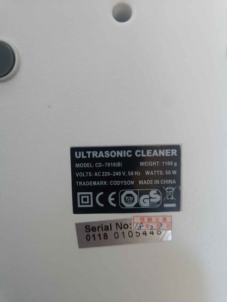 Ultrasonic jewellery cleaner Carousel 5