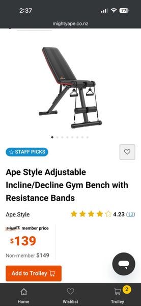 Gym bench (near new) Carousel 4