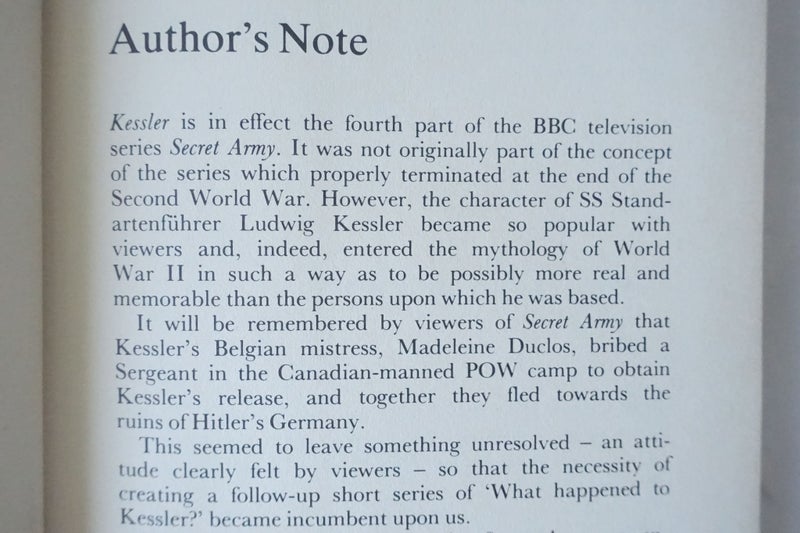 Kessler by John Brason First Edition SCARCE Hardback Edition (SKU BK19) Carousel 7