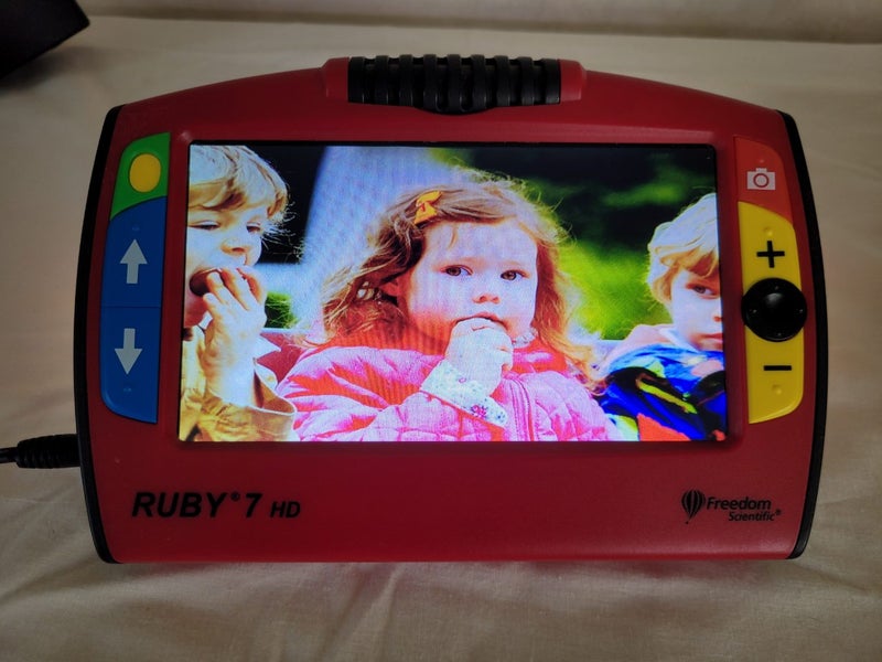 Low Vision Handheld Video Magnifier Carousel 1