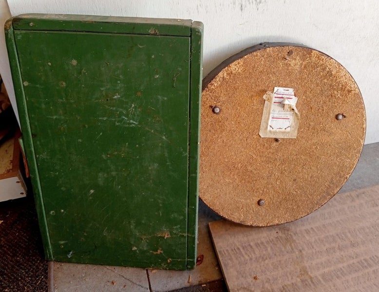 Vintage Dart board & black board Carousel 2