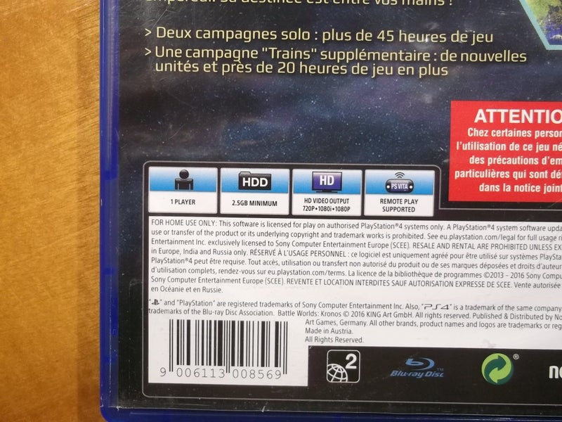 Battle Worlds Kronos - PS4 Game - Excellent Condition Carousel 4