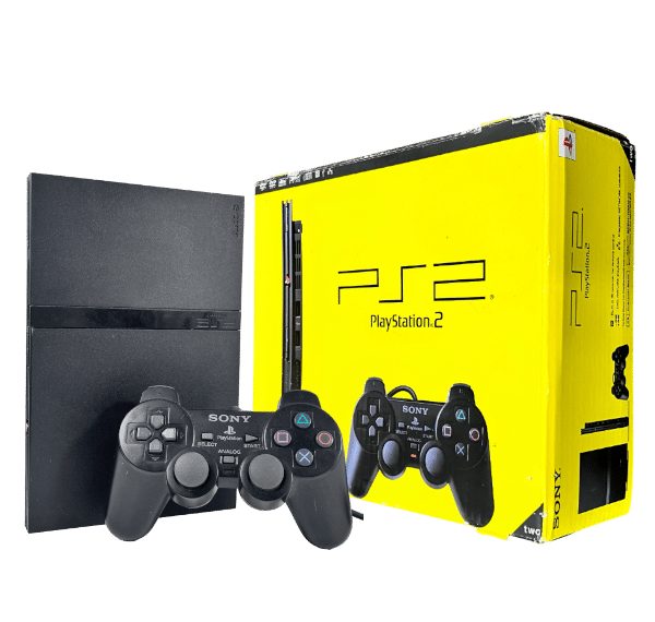 PS2 Slim Console + Sony Controller *BOXED* Carousel 1